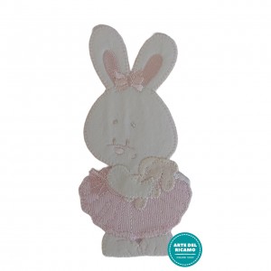 Iron-on Patch - Pink Baby Rabbit